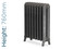 PA-PIC-760-TH - Paladin Piccadilly 2 Column Cast Iron Radiator H760mm x W2235mm PA-PIC-760-TH - Paladin Piccadilly 2 Column Cast Iron Radiator H760mm x W2235mm